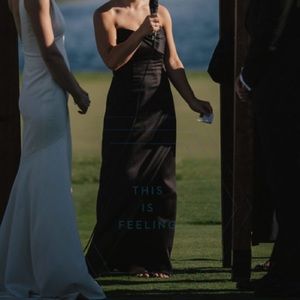 Black formal/bridesmaid/prom dress.